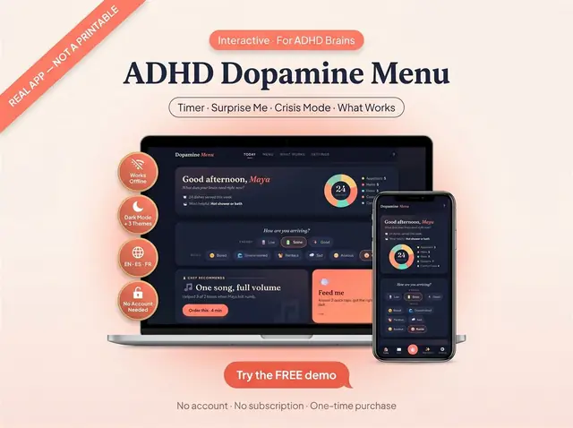 ADHD Dopamine Menu