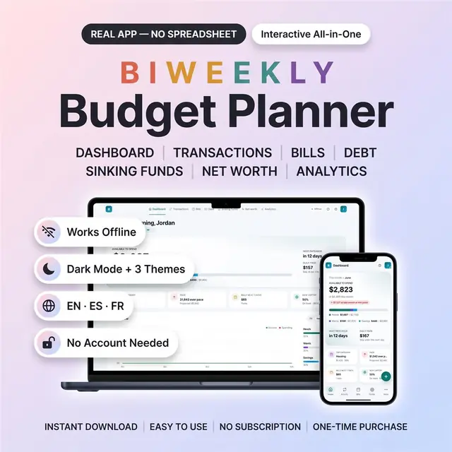 Biweekly Budget Planner