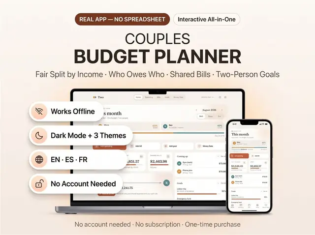 Couples Budget Planner