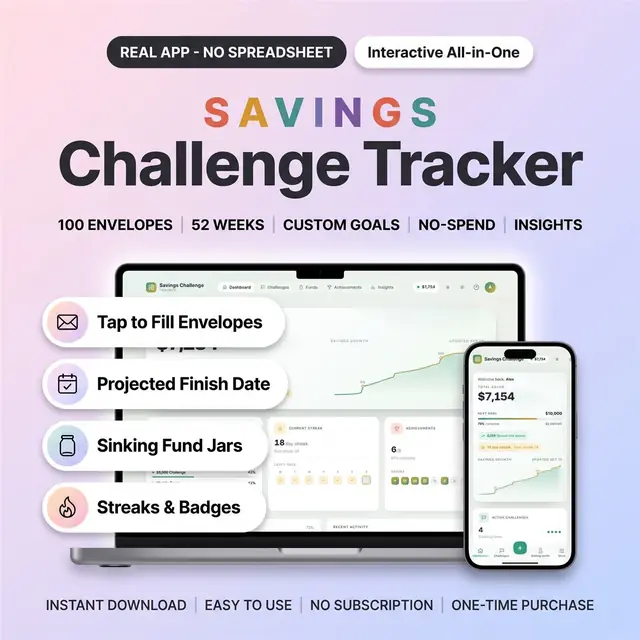 Savings Challenge Tracker