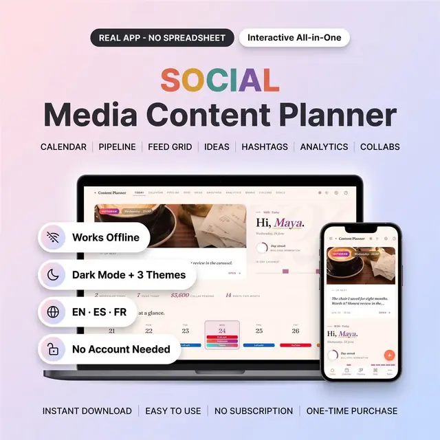 Social Media Content Planner