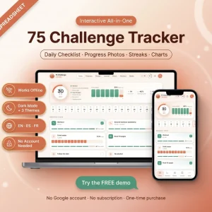 75 day challenge tracker