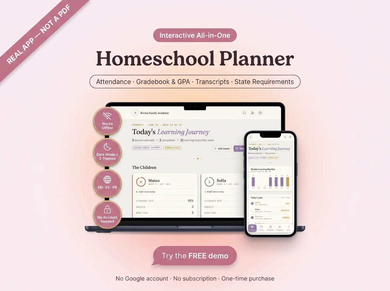 Homeschool planner