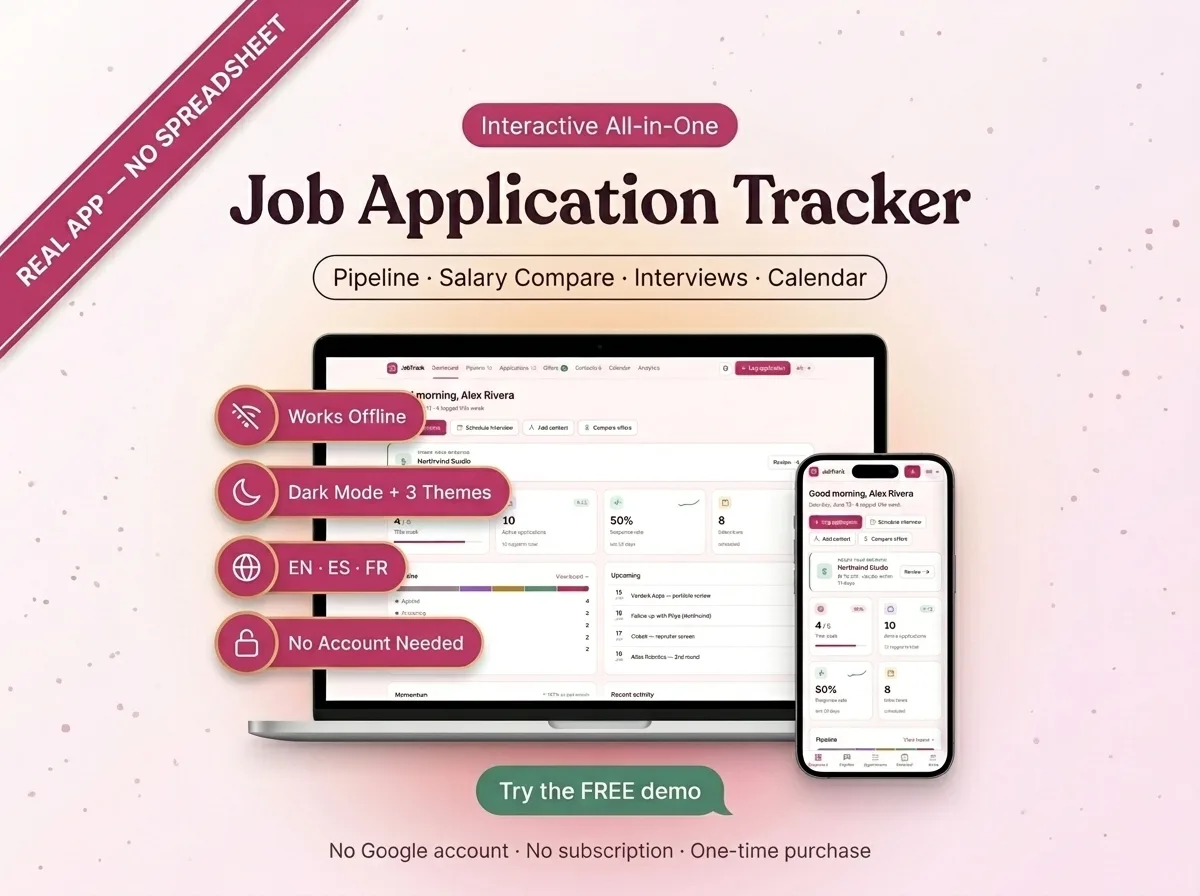 Job application tracker