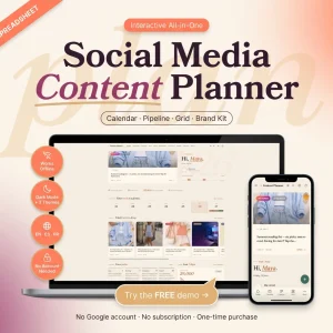 Social media content planner