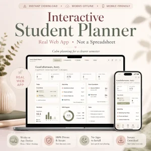 Interactive student planner